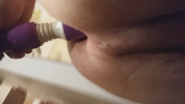 Stretching my Wet Hole with Huge Dildo