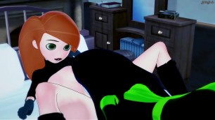 Kim Possible eating Sheego's pussy before they scissor - Kim Possible Lesbian Hentai&period;