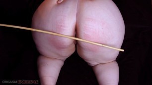 Little BBW Teen Hottie Spanked, Caned & Finger Fucked by Daddy - Beautiful Caning Marks on PAWG ass - Best Authentic Homemade BD