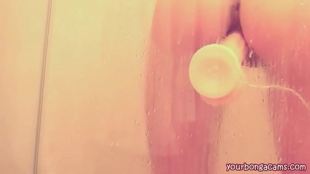 Playing with my new dildo in shower and it feels great - REGISTER TO GET FREE TOKENS AT YOURBONGACAMS&period;COM