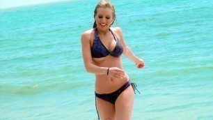 Blonde MILF Athena Angel has the nice time on the beach - Porn Movies - 3Movs