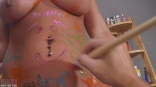 Nikki Sims Tight Pussy Paint
