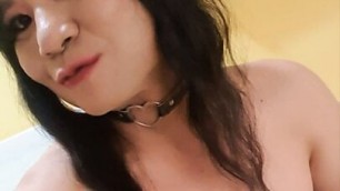 The Little Sissy Cum naked and cum again